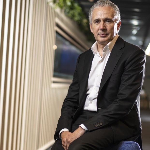 “There’s always boisterous conversations with the board, but I wouldn’t say they were adversarial,” says Telstra’s chief executive Andy Penn.