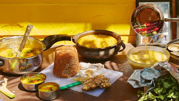Dhal is satisfying and delicious served simply with rice, or alongside other dishes as part of a banquet.