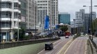 A brutalist 1960s underpass tears through Croydon, right by the Westfield development site.