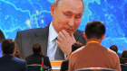 Vladimir Putin directs a virtual news conference in Moscow on Friday. But is he tiring of the presidency?
