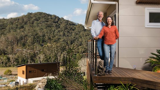 Tony and Teresa Farrell’s home at Narara has an energy efficiency rating of 8.2 stars.