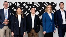 From left: Chris Purdy, Accor vice president of corporate services and strategy for MEA APAC; Christina Ruiz, Sportsbet general manager of commercial content; Hayden Brass, chief executiv of Zea; Casey Tanks, Sime Darby Industrial Solutions chief financial office; and Felix Sekulla, National Australia Bank, executive of proprietary home loans for NSW and the ACT.