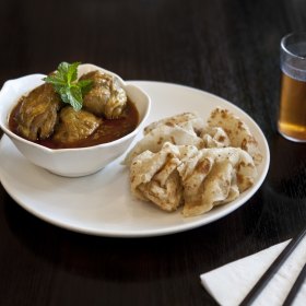 Roti dish at M Yong Tofu.
