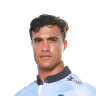  Joseph-Aukuso Suaalii of the Waratahs poses during the 2025 Super Rugby Season Launch at Little Bay Beach 