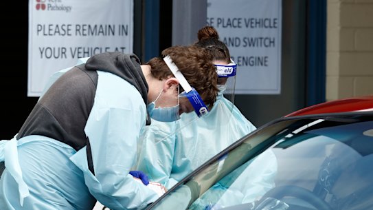 Coronavirus testing. 