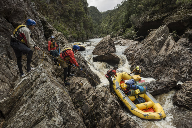 Many sections of the Franklin are so treacherous they must be bypassed for safety.