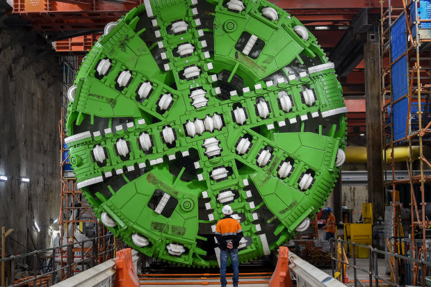 Alice, the tunnel boring machine.