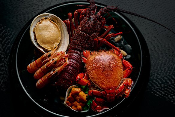 Tasmanian giant crab and green lip abalone are part of Warabi’s Christmas offering.