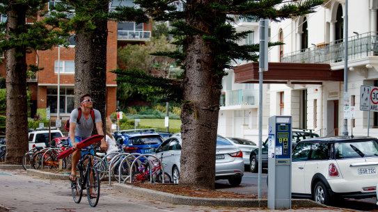 Street parking on the northern beaches, like Manly, is among the dearest in Sydney charging $10 an hour. 