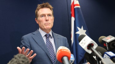 Christian Porter revealing that he was at the centre of allegations.