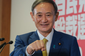 Yoshihide Suga has been elected Prime Minister during a special session on Wednesday.