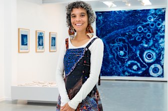Elisa Jane Carmichael loves the 70s textiles, hand-woven fabrics and paisley materials.   