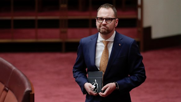 Liberal senator Andrew Bragg. 