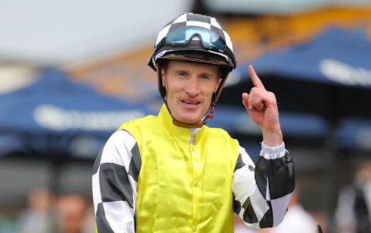 Jockey Mark Zahra enjoyed a dream ride.