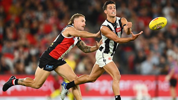Collingwood debutant Nick Daicos.