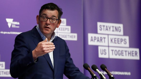 Premier Daniel Andrews has announced an easing of some lockdown rules.