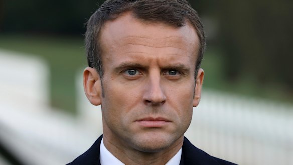French President Emmanuel Macron. 
