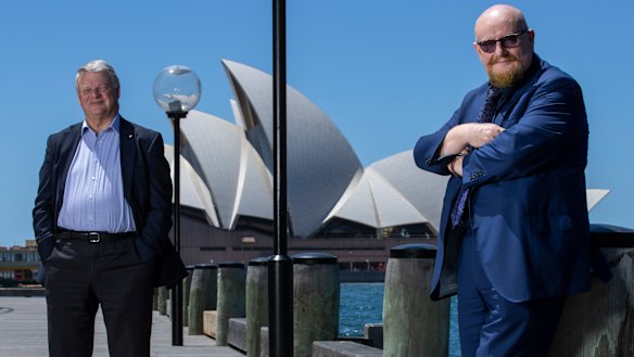Trafalgar Entertainment Group's Sir Howard Panter and Tim McFarlane have revealed plans to invest in up to three theatres in Sydney.