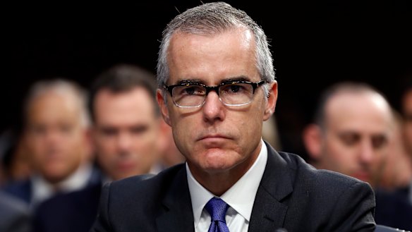 Former FBI deputy director Andrew McCabe.