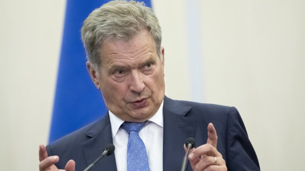 Finnish President Sauli Niinisto.