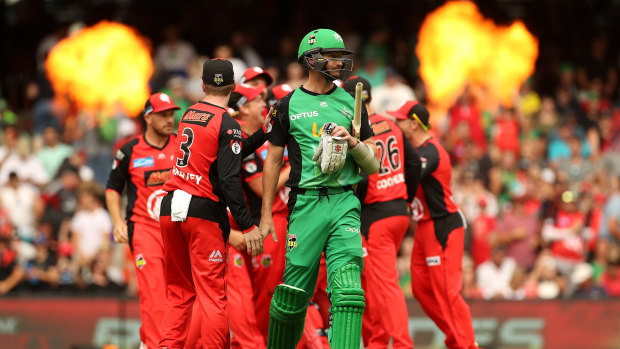 Who would have thought the cricket would provide the excitement in the BBL final?