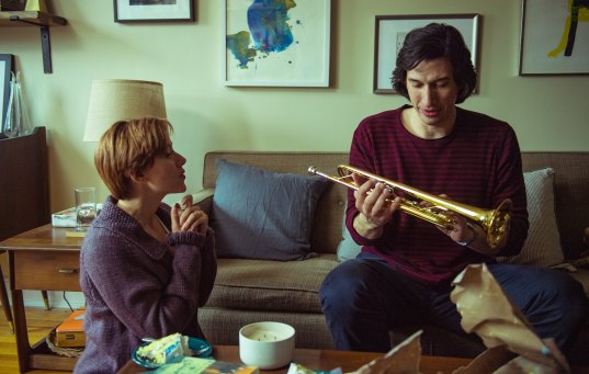 A scene from the film Marriage Story, starring Scarlett Johansson and Adam Driver.