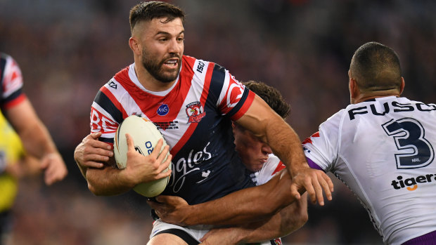 Strike power: Fullback James Tedesco is one of the most dangerous players in the game.