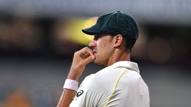 Plenty on his mind: Mark Waugh says Mitchell Starc needs to "get his act together". 