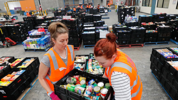 Foodbank saw a 78 per cent increase in demand since the start of the coronavirus pandemic.