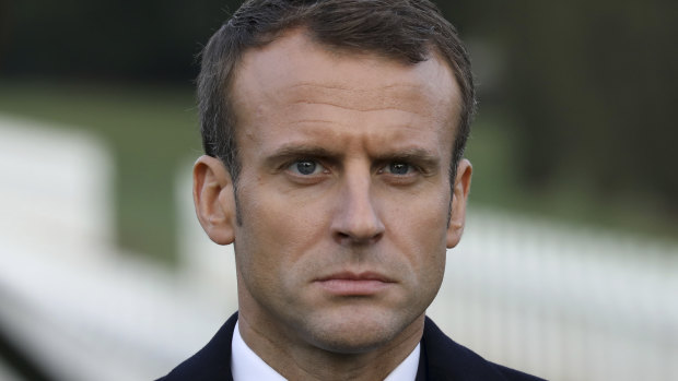 French President Emmanuel Macron. 