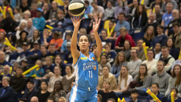 Kia Nurse scored 26 points in her WNBL debut on Friday.