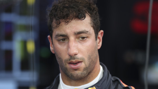 Starting from the bottom: Daniel Ricciardo.