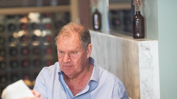 Former Melbourne lord mayor Robert Doyle, seen at a South Melbourne hotel last month, resigned in February.