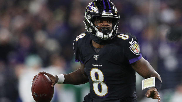 All eyes will be on Baltimore Ravens star Lamar Jackson in Sunday's NFL play-offs.