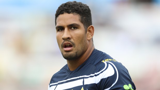 Cowboys winger Nene Macdonald is alleged to have abandoned a hire car on Magnetic Island after crashing it into a rockface.