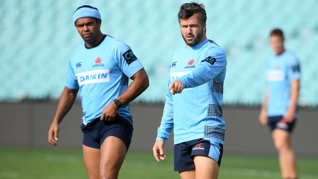 Combinations: The Waratahs have used endless partnerships in the back line but admit it's having an impact on their scorelines. 
