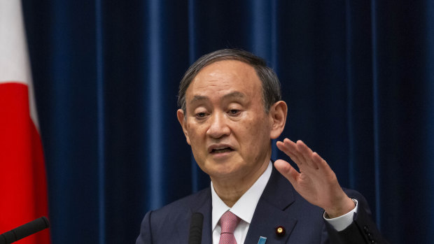 Japanese Prime Minister Yoshihide Suga. 