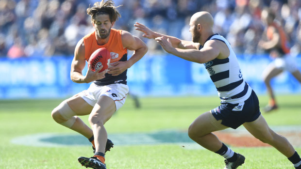 Callan Ward injured his knee against Geelong, leaving the Giants without their spiritual leader for the rest of the season.