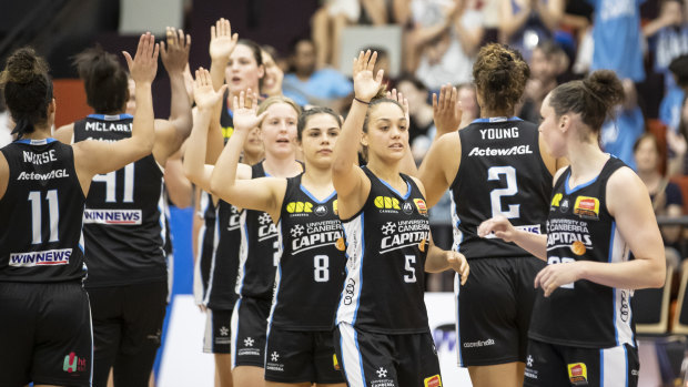 The Canberra Capitals say they need to win on the road to prove they're a title contender.