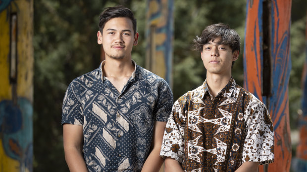 Narrabundah College students Joseph Armstrong and Aidan Brooke are worried their ATARs and future plans will be jeopardised if Indonesian is cut from their studies.