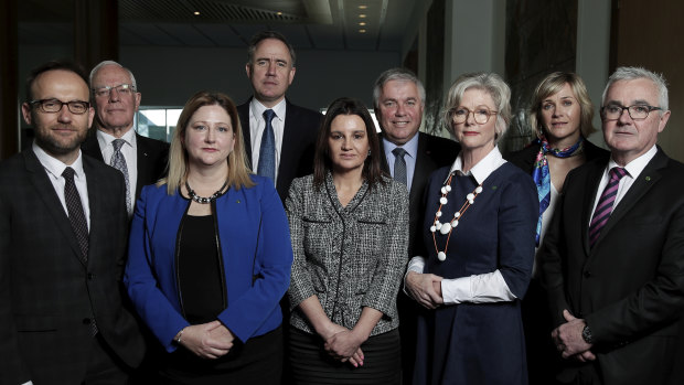 Greens MP Adam Bandt, former Victorian Supreme Court judge David Harper, Centre Alliance member Rebekha Sharkie, Ben Oquist from the Australia Institute, Senator Jacqui Lambie, Senator Rex Patrick, and independent MPs Helen Haines, Zali Steggall and Andrew Wilkie have all called for a national integrity commission "with teeth".