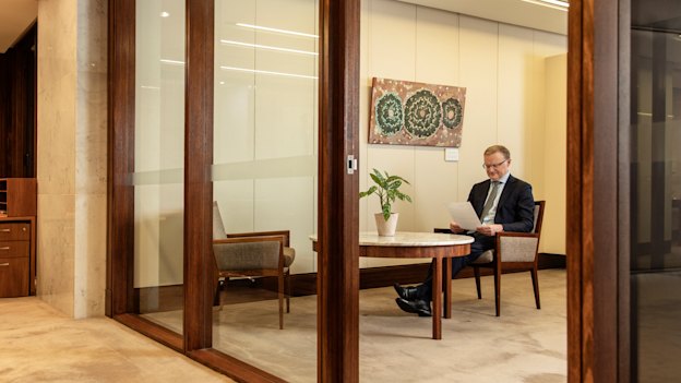 Philip Lowe worries that world events will drag Australia into an abyss.