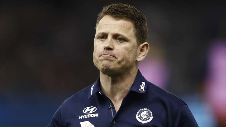 The vibe: Blues coach Brendon Bolton.