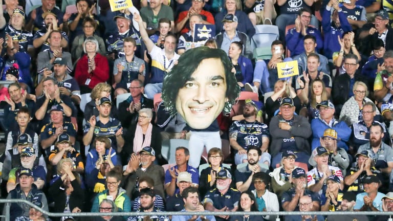 The JT show: Spectators show their appreciation for the departing legend.
