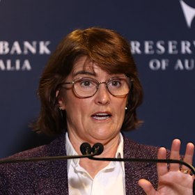 Reserve Bank governor Michele Bullock. The bank’s messaging is expected to pivot back in a much less dovish direction, compared with its stance in August.