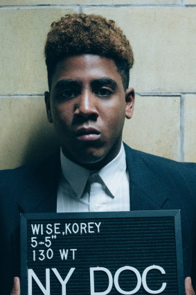 Jharrel Jerome as Korey Wise in When They See Us.