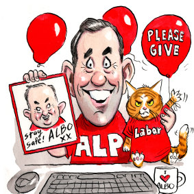 Flying the flag: The ALP's Jim Chalmers.
