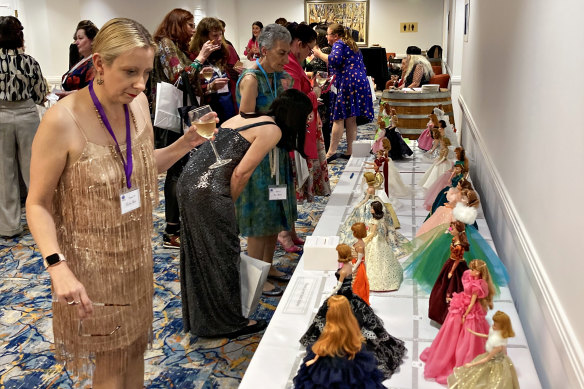 Barbie collectors and enthusiasts at a convention in Adelaide in June.