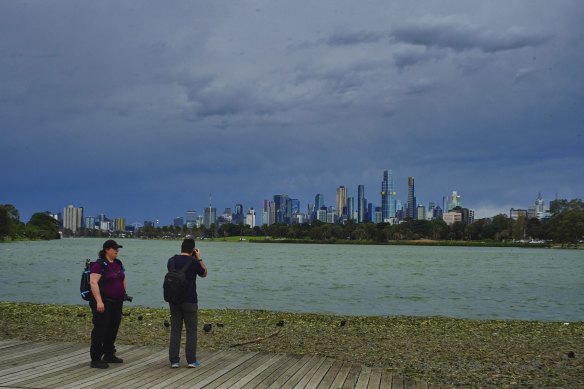 Melbourne is being battered by yet another cold front.