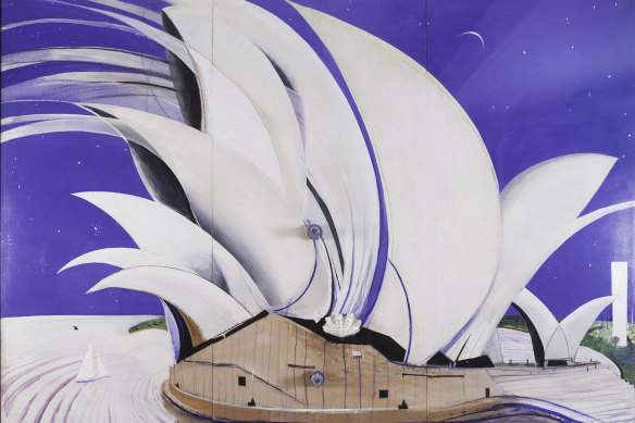 “Opera House” (1971-82) by Brett Whiteley.